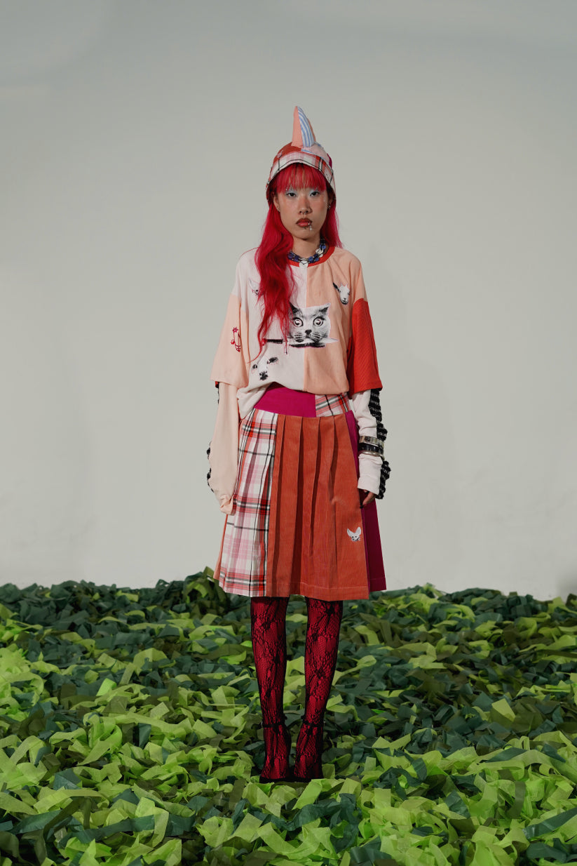 Castaneda Pleated Skirt