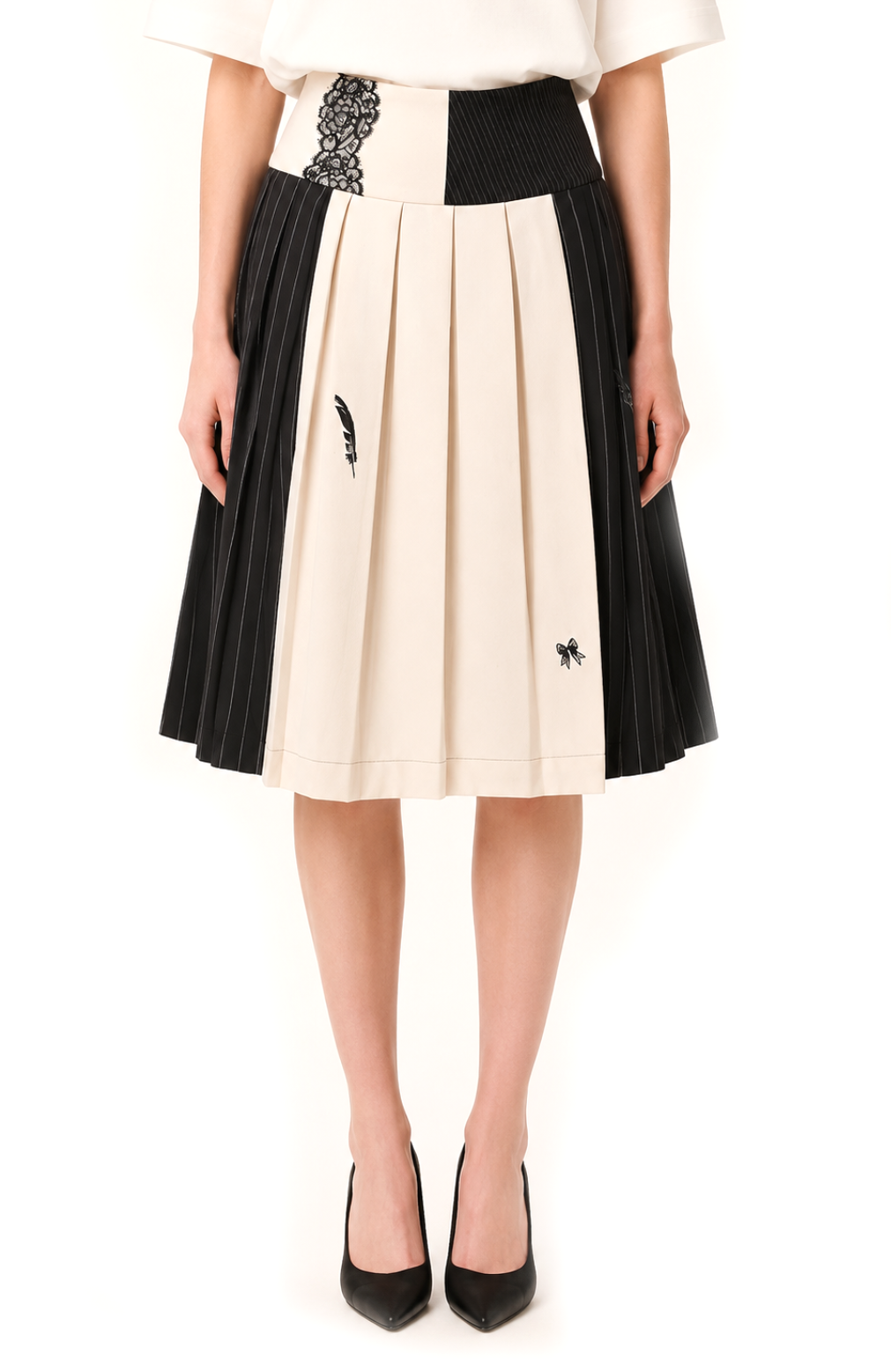 Castaneda Pleated Skirt