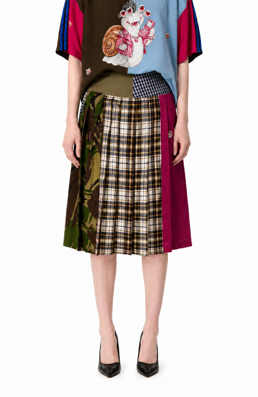 Castaneda Pleated Skirt